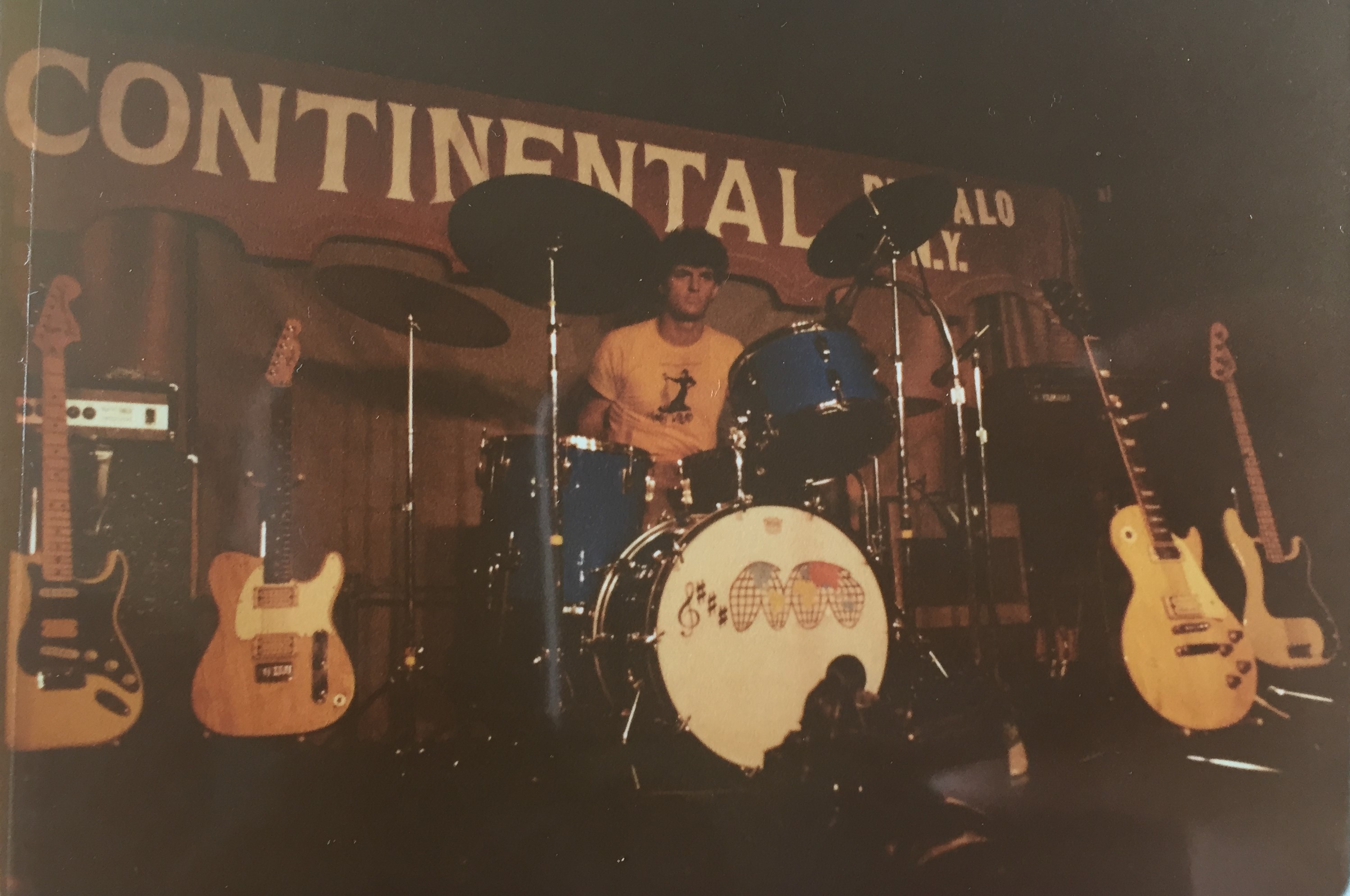 Steve during Continental sound check