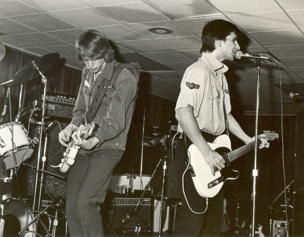 Kier and Phil with The Front Lines c. 10/1982