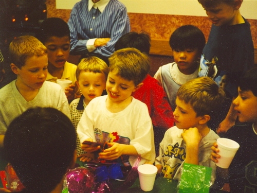 Logan, Rustin, Liam, Conor, Max, Spencer and more at Conor's 9th birthday party